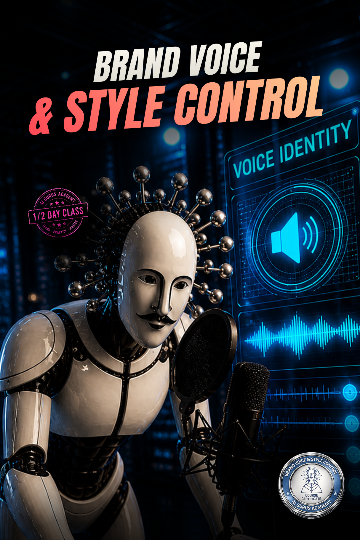 Brand Voice and Style Control with AI course — creator training on LearnAI.TV