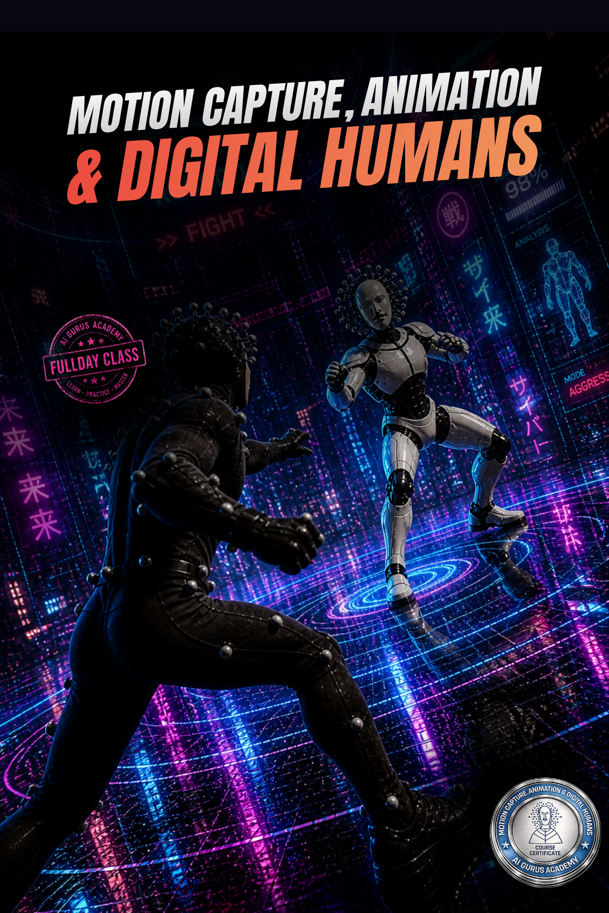 Motion Capture, Animation and Digital Humans with AI course — generative AI for animators on LearnAI.TV