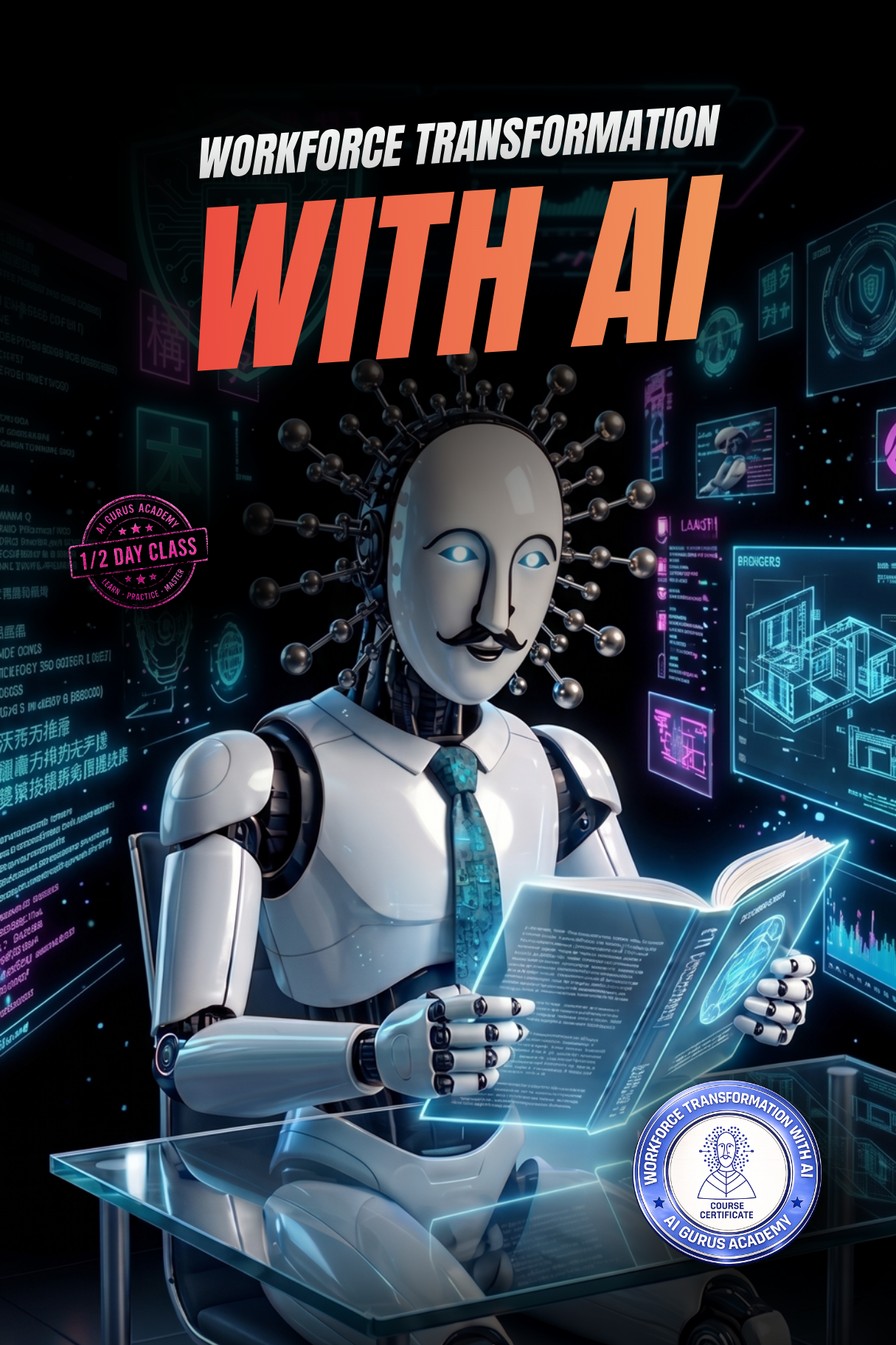 Workforce Transformation with AI course — change management for AI leaders on LearnAI.TV
